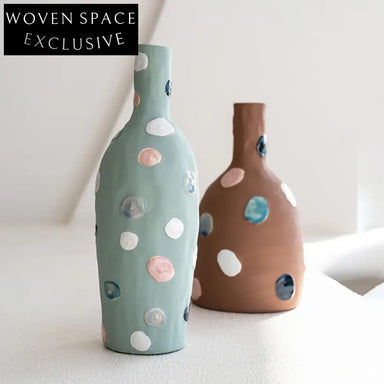 Luxury Modern Ceramic Flower Vase Set - Hand-Made Artistic Porcelain Table Decor