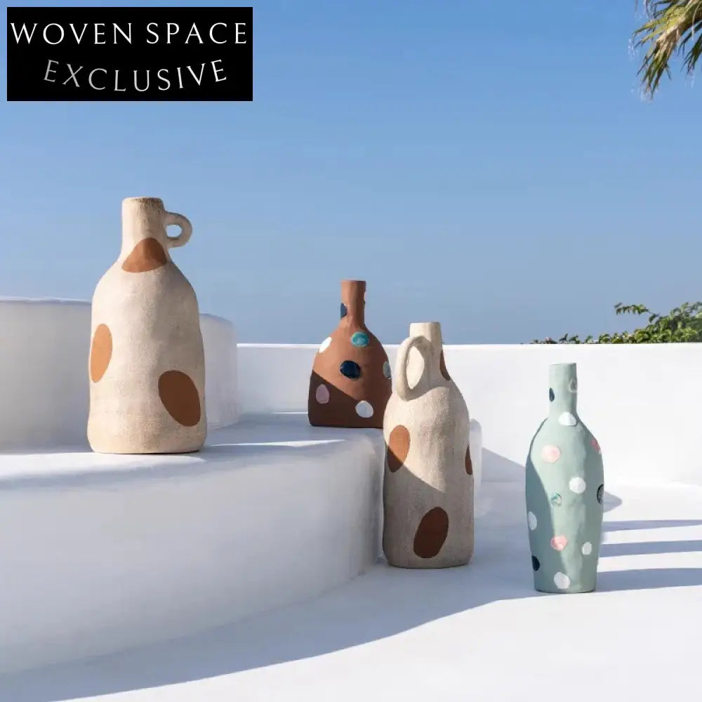 Luxury Modern Ceramic Flower Vase Set - Hand-Made Artistic Porcelain Table Decor