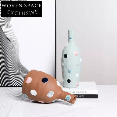 Luxury Modern Ceramic Flower Vase Set - Hand-Made Artistic Porcelain Table Decor