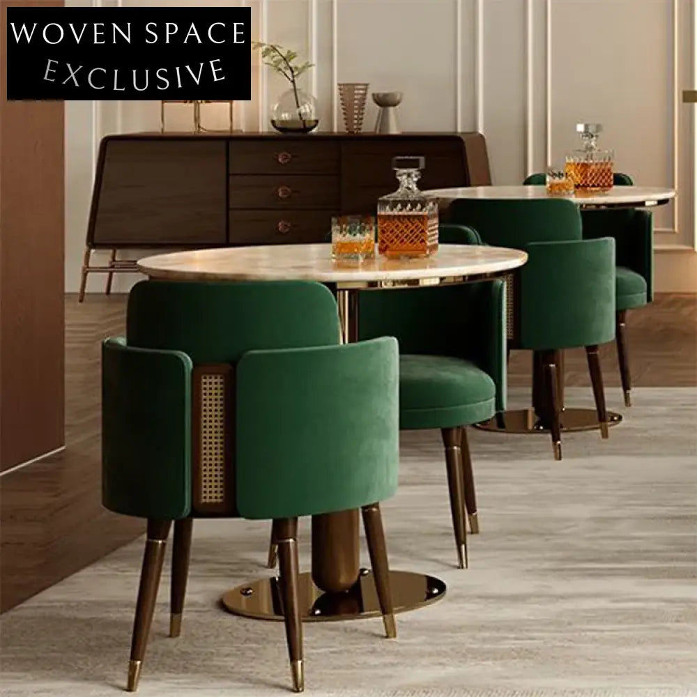 Luxury Modern Console Table with Storage Drawers, Walnut Wood, Gold Metal Base