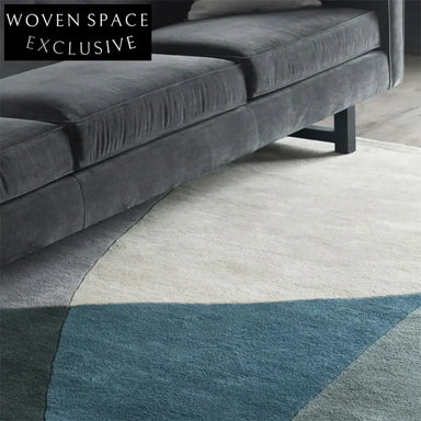 Luxury Modern Geometric Polyester Area Rug for Living Room Coffee Table Mat