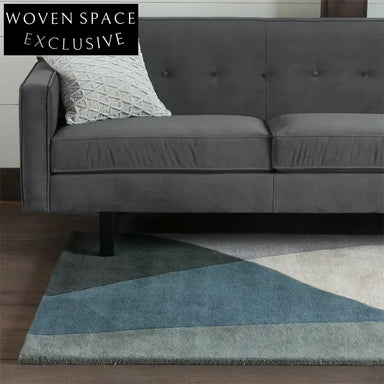 Luxury Modern Geometric Polyester Area Rug for Living Room Coffee Table Mat