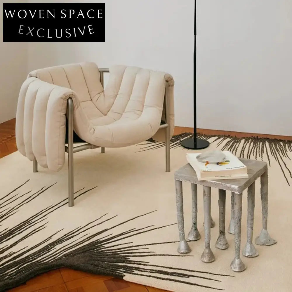 Luxury Modern Hand Tufted Abstract Area Rug for Living Room Bedroom Decor