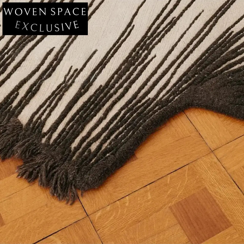 Luxury Modern Hand Tufted Abstract Area Rug for Living Room Bedroom Decor