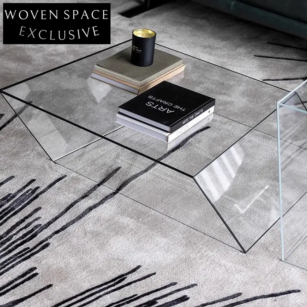 Luxury Modern Hand Tufted Abstract Area Rug for Living Room Bedroom Decor