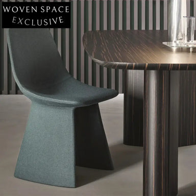 Luxury Modern High Back Blue Velvet Upholstered Metal Frame Dining Chair