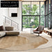 Luxury Modern Irregular Hand-Tufted Tencel Dining Room Bedroom Area Rug