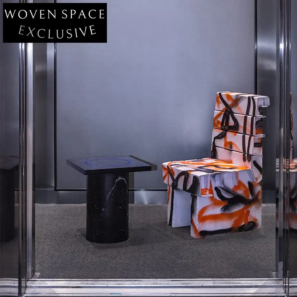 Luxury Modern Marble Coffee Table Set for Living Room, Round & Rectangle