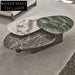 Luxury Modern Marble & Stainless Steel 3-Piece Living Room Coffee Table