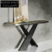 Luxury Modern Marble & Stainless Steel Entryway Hallway Console Table