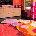 Luxury Modern Minimalist Polyester Geometric Hand-Tufted Area Rug for Living Room