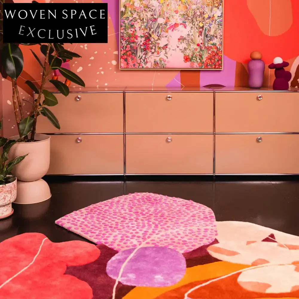 Luxury Modern Minimalist Polyester Geometric Hand-Tufted Area Rug for Living Room