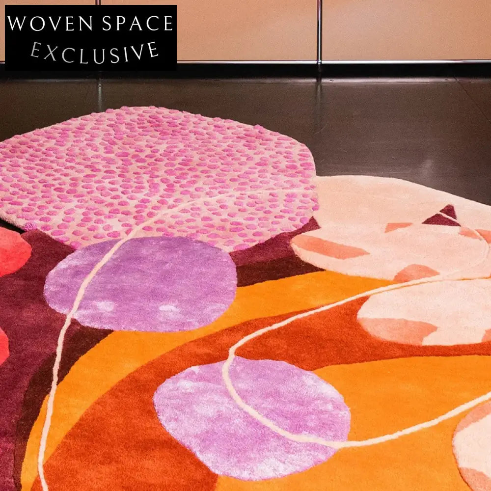 Luxury Modern Minimalist Polyester Geometric Hand-Tufted Area Rug for Living Room