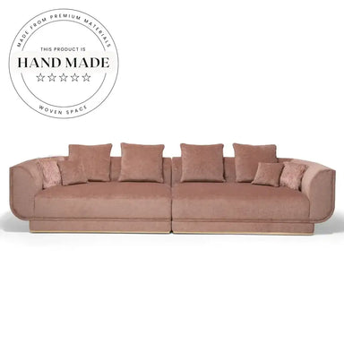 Luxury Modern Modular Italian Style Velvet Sectional Sofa