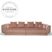 Luxury Modern Modular Italian Style Velvet Sectional Sofa