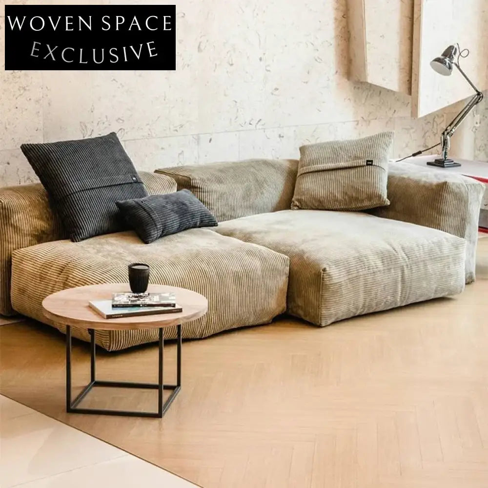 Luxury Modern Modular Sectional Sofa Couch with Ottoman for Living Room