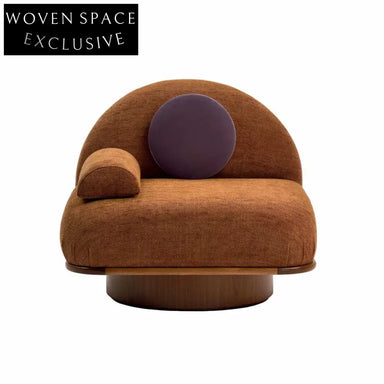 Luxury Modern Nordic Linen Fabric Single Sofa Leisure Accent Chair