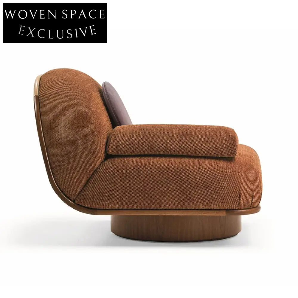 Luxury Modern Nordic Linen Fabric Single Sofa Leisure Accent Chair