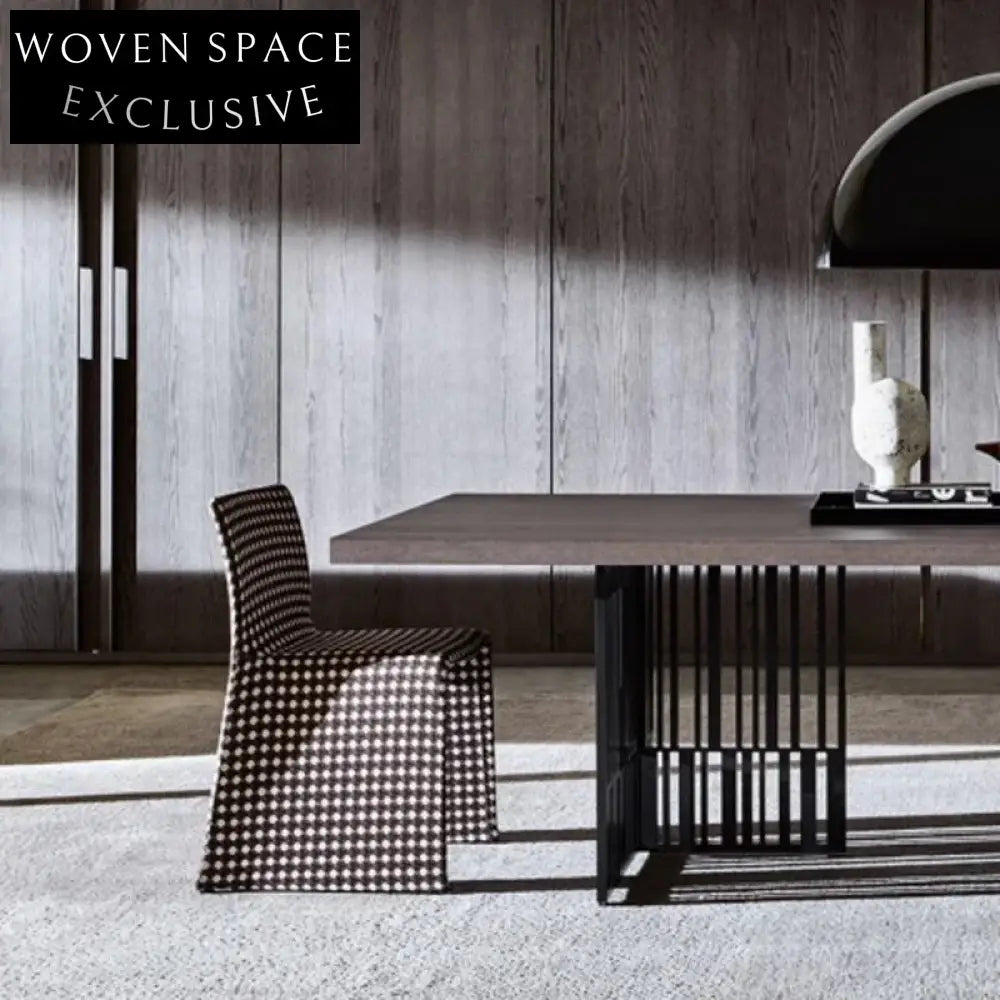 Luxury Modern Padded H-Shape Dining Chair High Back Restaurant Furniture