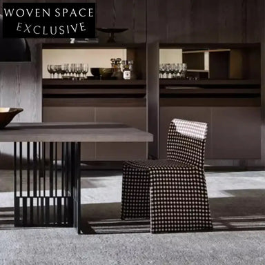 Luxury Modern Padded H-Shape Dining Chair High Back Restaurant Furniture