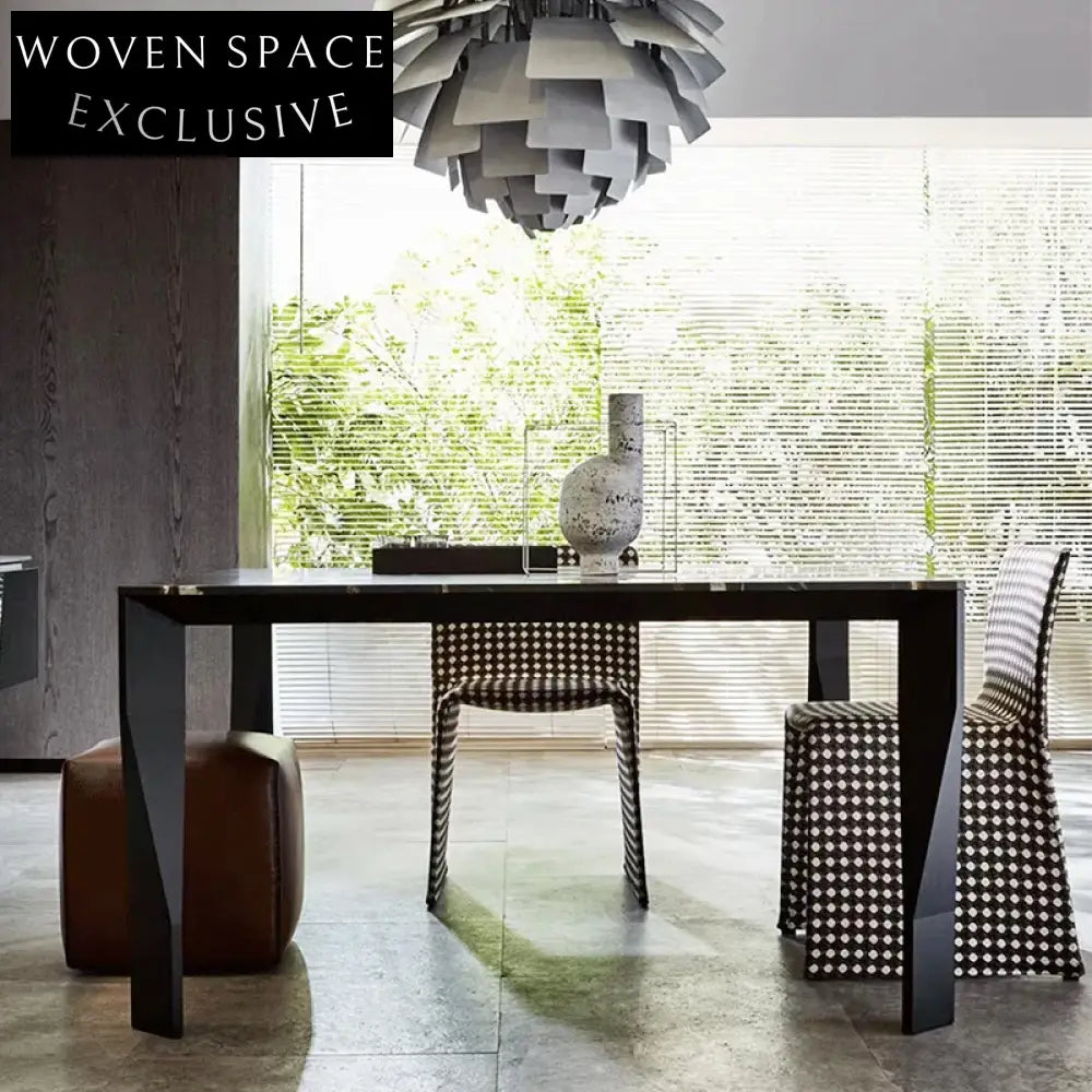 Luxury Modern Padded H-Shape Dining Chair High Back Restaurant Furniture