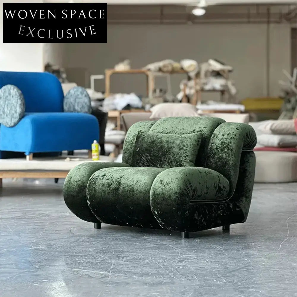 Luxury Modern Plush Boucle Fabric Modular Sectional Living Room Sofa