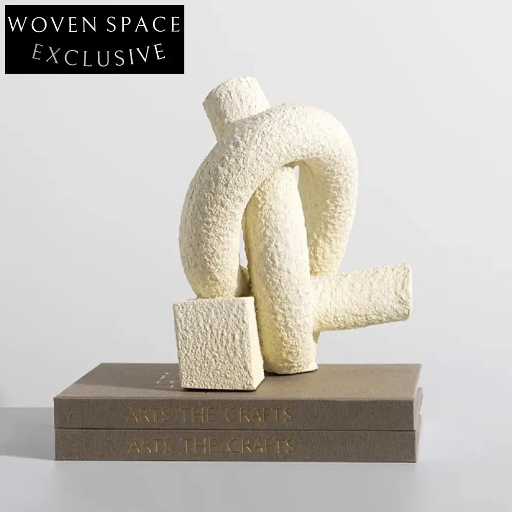 Luxury Modern Resin Abstract Table Sculpture Elegant Home Decor Art Piece