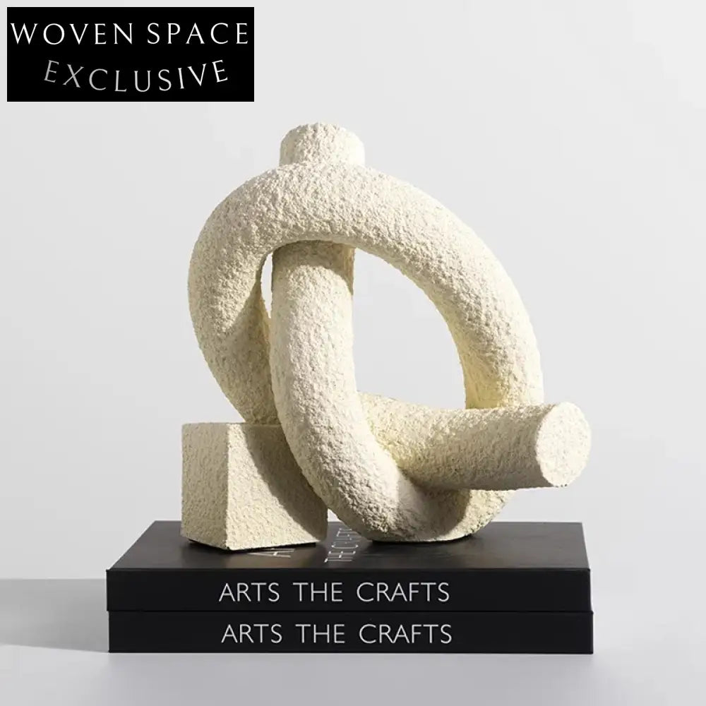 Luxury Modern Resin Abstract Table Sculpture Elegant Home Decor Art Piece