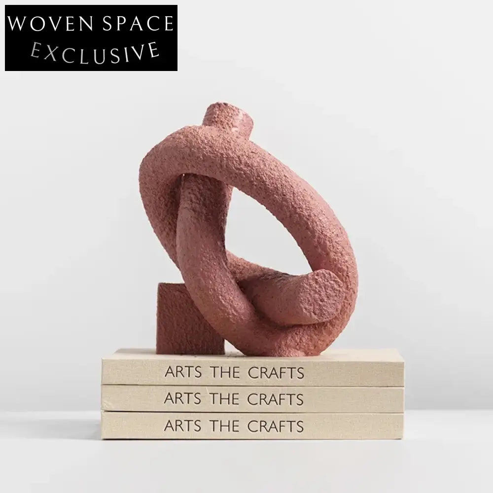 Luxury Modern Resin Abstract Table Sculpture Elegant Home Decor Art Piece