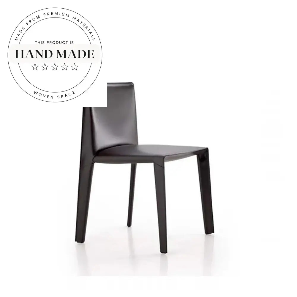 Luxury Modern Saddle Leather Nordic Designer Dining Chair