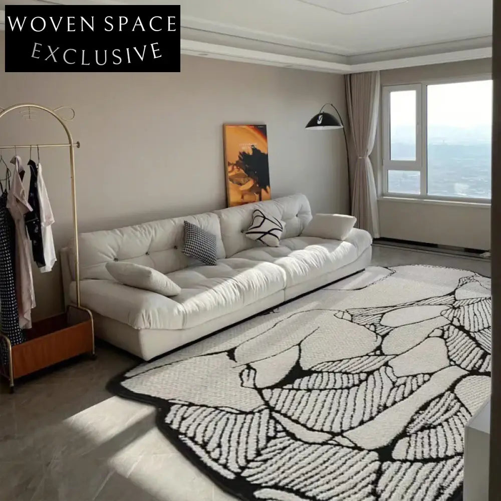 Luxury Modern Silk Diatomaceous Carpet - Lightweight, Waterproof, Living Room & Bedroom