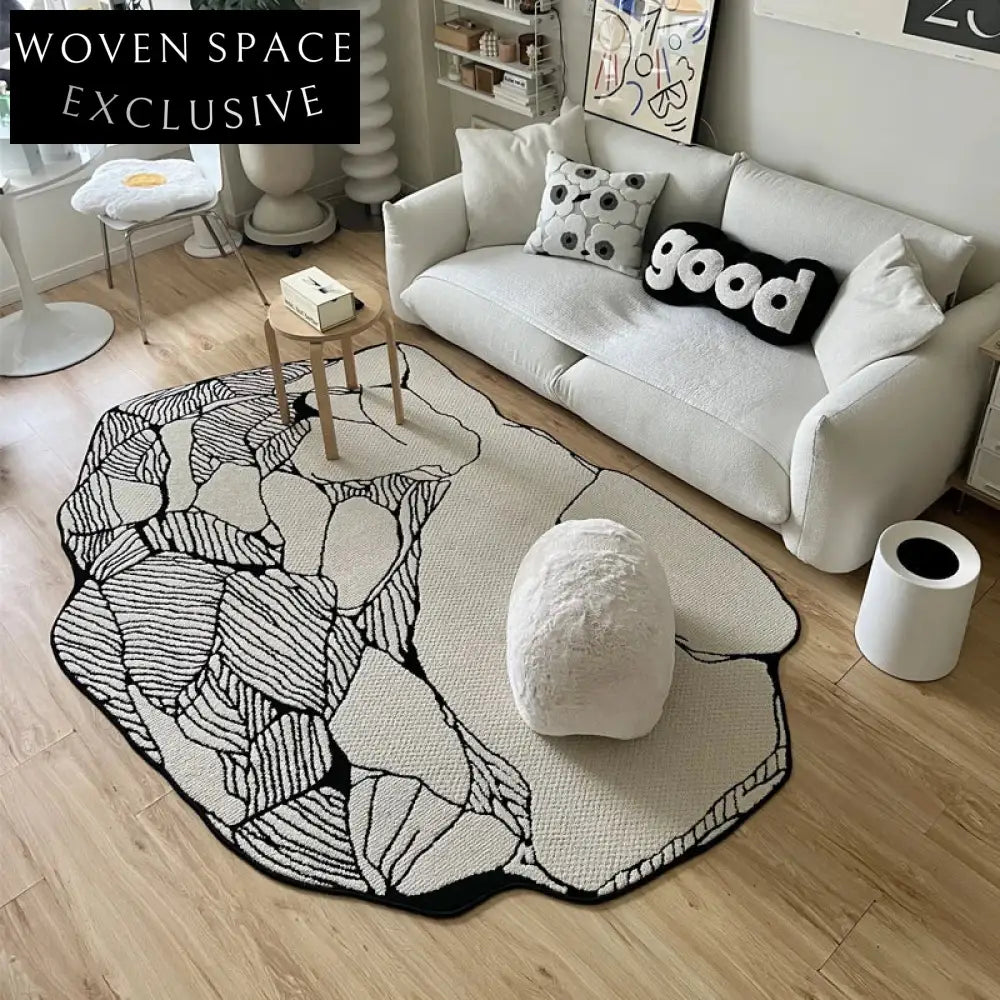 Luxury Modern Silk Diatomaceous Carpet - Lightweight, Waterproof, Living Room & Bedroom
