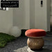 Luxury Modern Solid Wood Ottoman Chair Mushroom Stool for Living Room