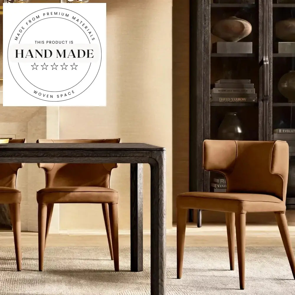 Luxury Modern Solid Wood Rectangle Extendable Six Seater Dining Table