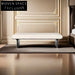 Luxury Modern Stainless Steel Frame Upholstered Bench for Bedroom Entryway