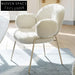 Luxury Modern Teddy Accent Chair with Metal Frame for Living Room
