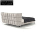 Luxury Modern Tufted Upholstered Wood Queen King Size Elegant Bed Frame