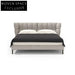 Luxury Modern Tufted Upholstered Wood Queen King Size Elegant Bed Frame
