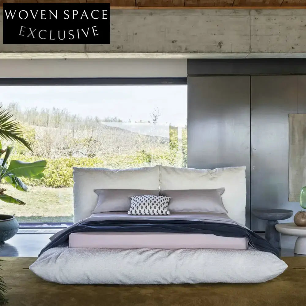 Luxury Modern Upholstered Velvet Bed Frame with Tufted Headboard for Elegant Bedrooms