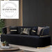 Luxury Modern Velvet Convertible Villa Living Room Sectional Sofa