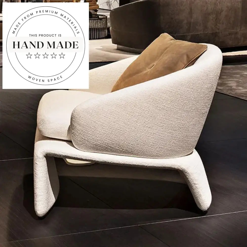 Luxury Modern Velvet Fabric Accent Armchair, Adjustable Living Room Lounge Chair