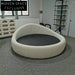Luxury Modern Velvet Round King Size Bed Frame for Elegant Bedroom Decor