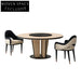 Luxury Modern Wooden Leather Dining Armchair for Restaurant Cafe Home Chair