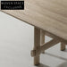 Luxury Natural Ash Wood Grain Villa High-End Home Elegant Dining Table