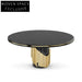 Luxury Natural Marble Round 6-Seater Dining Table