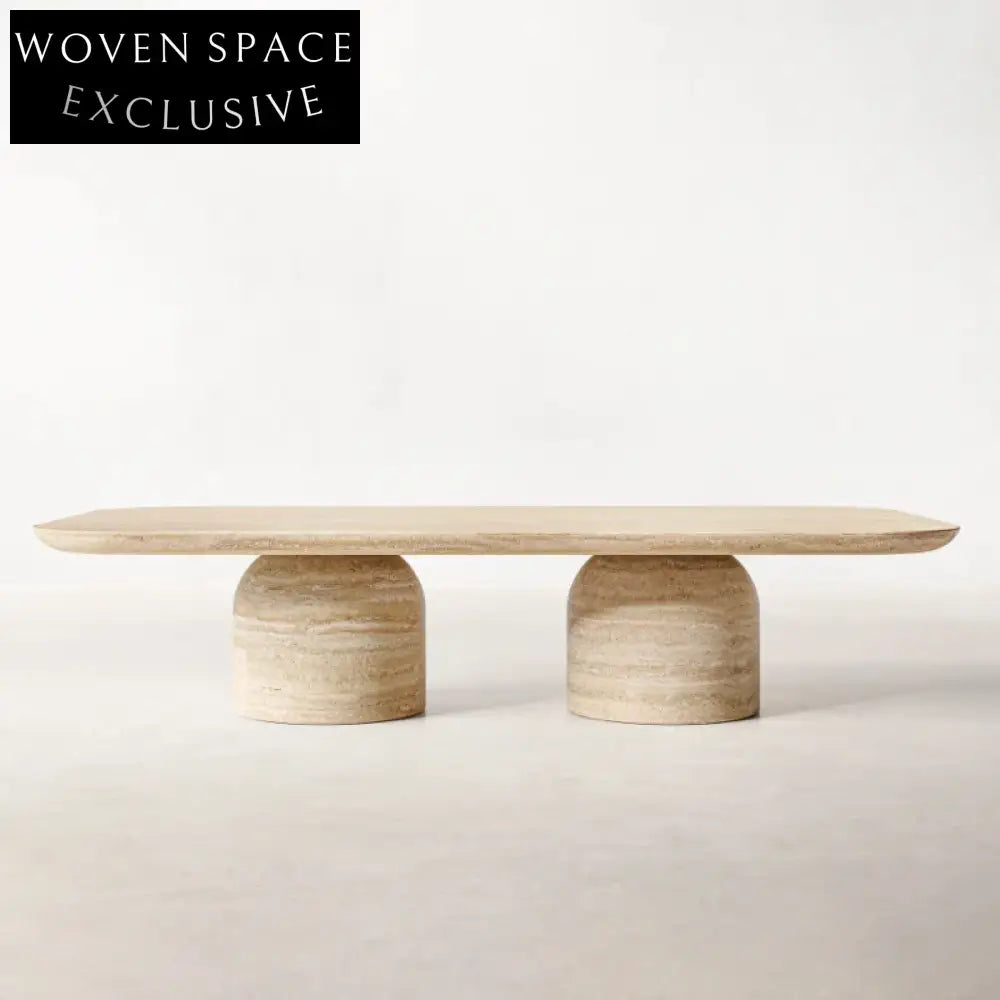 Luxury Natural Marble Square Coffee & Side Table Set, Modern Living Room Furniture