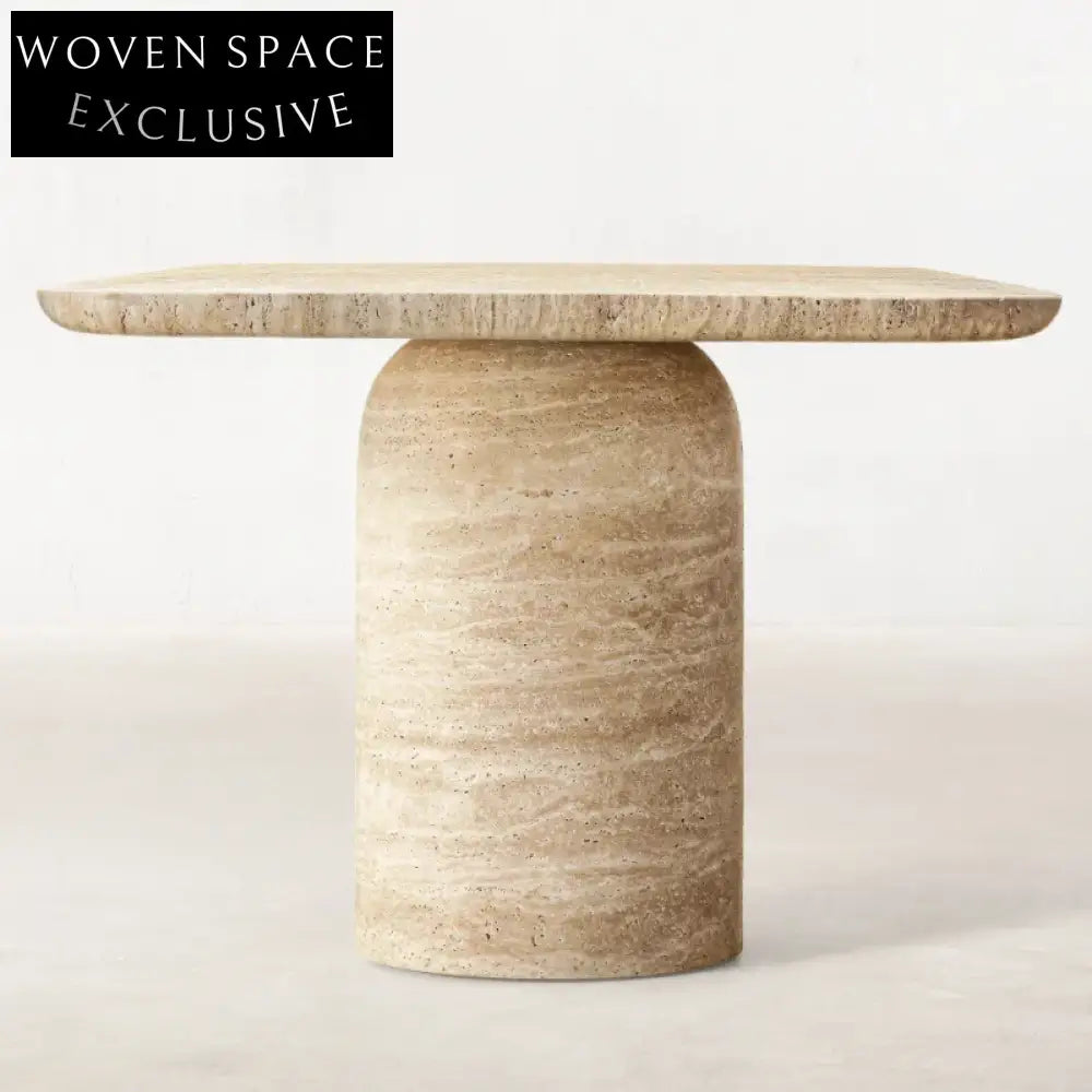 Luxury Natural Marble Square Coffee & Side Table Set, Modern Living Room Furniture