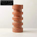 Luxury Natural Travertine Stone Candle Holders for Elegant Home Decor Accents