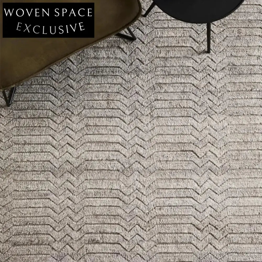 Luxury Nordic Abstract Handcrafted Polyester Area Rug for Modern Living Room Decor