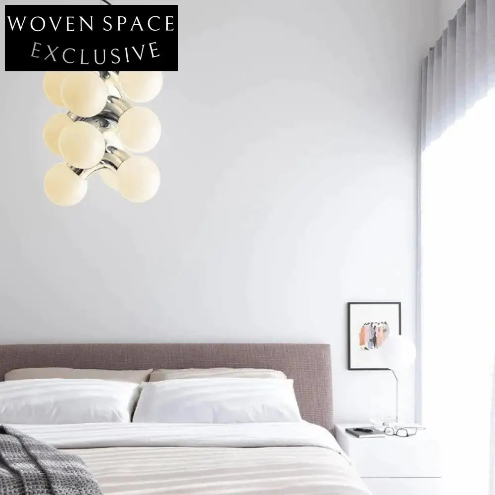 Luxury Nordic Ball Glass LED Ceiling Light Modern Chandelier Pendant Fixture